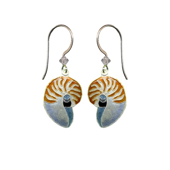 Nautilus Earrings - Picture 2 of 2